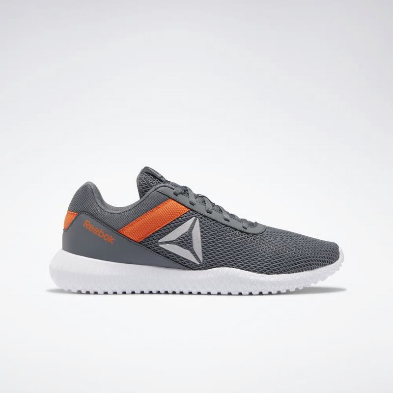 Reebok Flexagon Energy Botasky Panske - Siva/Oranžové OL7679VL